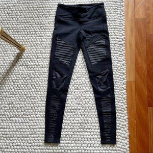 ALO YOGA black Moto legging